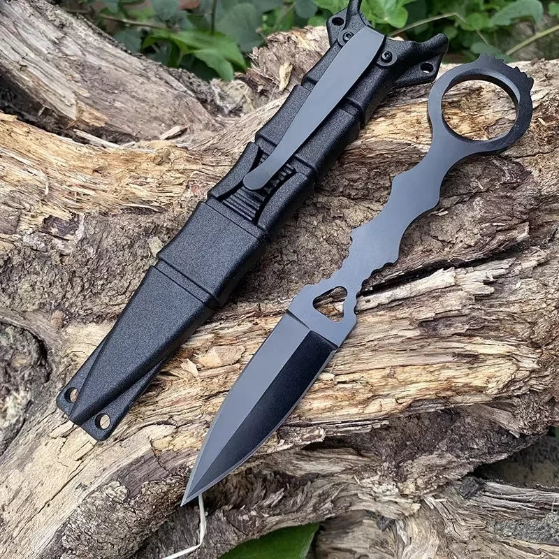 SOCP Double Blade Dagger with Sheath, No Logo.