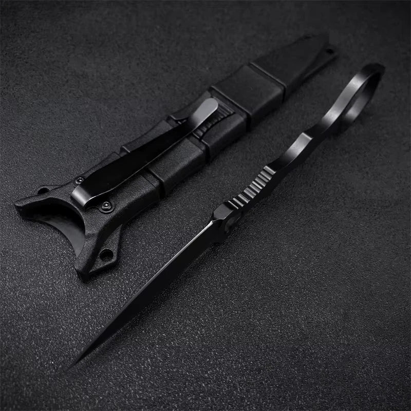 SOCP Double Blade Dagger with Sheath, No Logo.