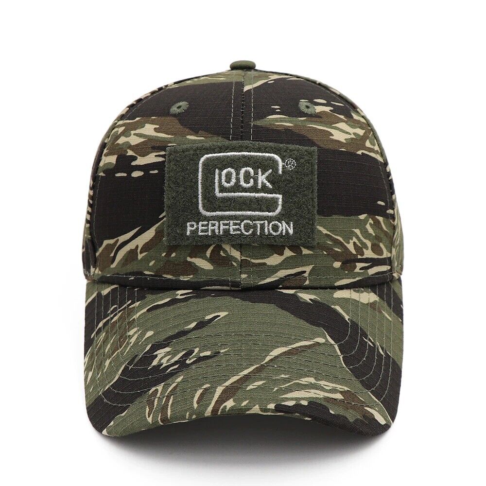 GLOCK PERFECTION TIGER CAMO STYLE CAP.