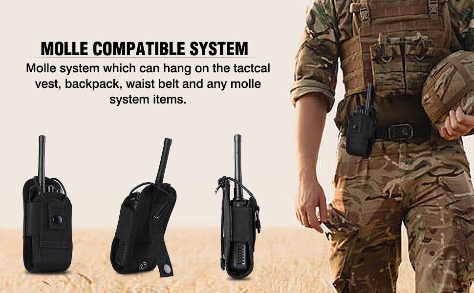 FDE/TAN MOLLE RADIO/PHONE CASE