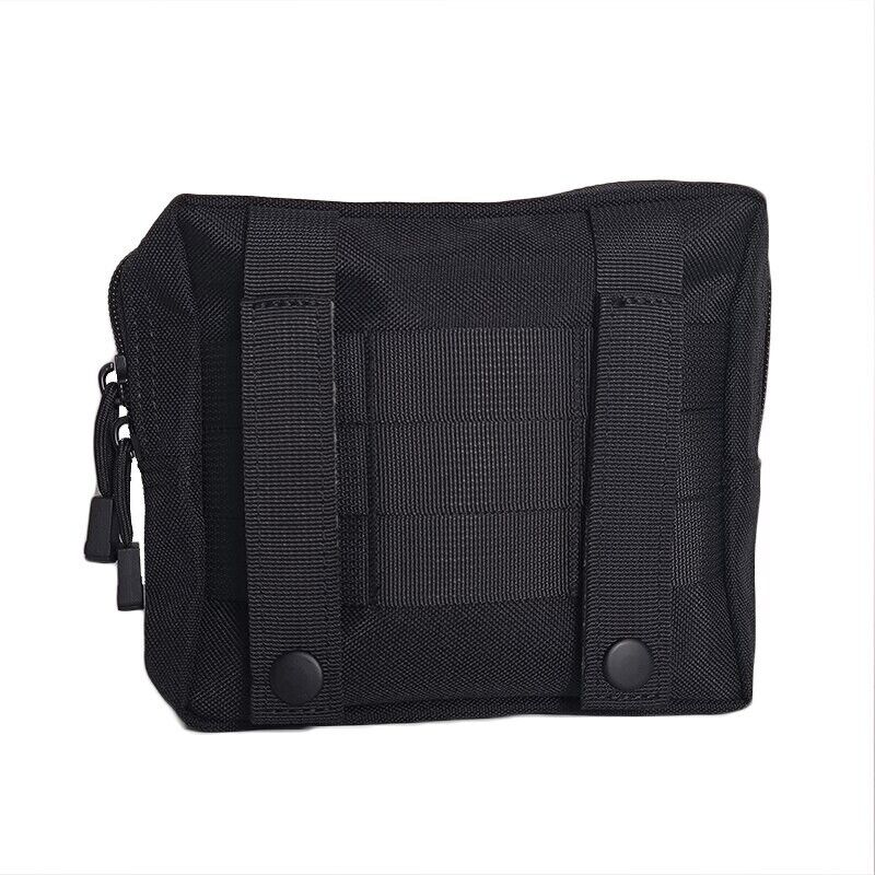 BLACK TACTICAL MOLLE EDC MULTI-PURPOSE POUCH