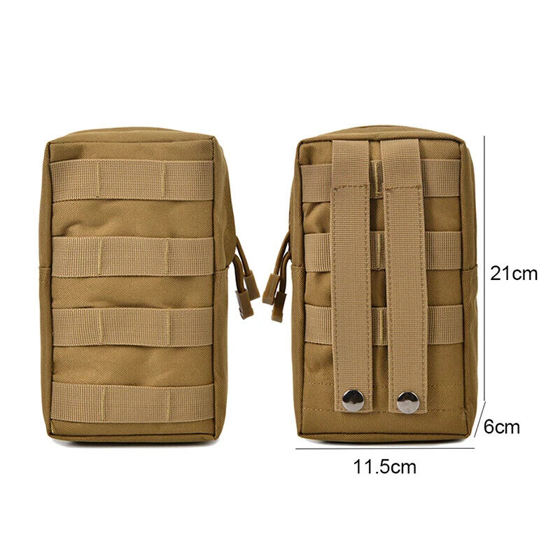 FDE/TAN TACTICAL MOLLE EDC MULTI-PURPOSE POUCH