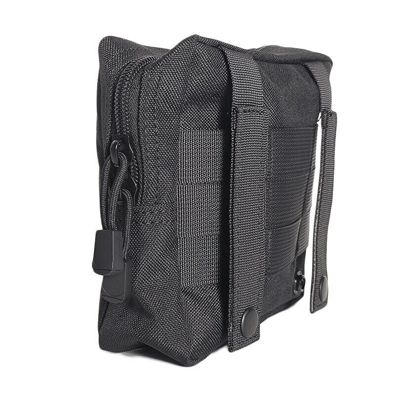 BLACK TACTICAL MOLLE EDC MULTI-PURPOSE POUCH