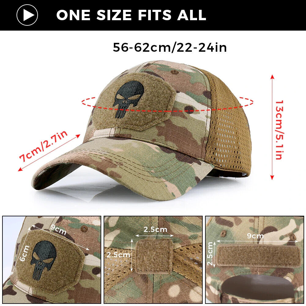 CP CAMO PUNISHER OPERATORS HAT.