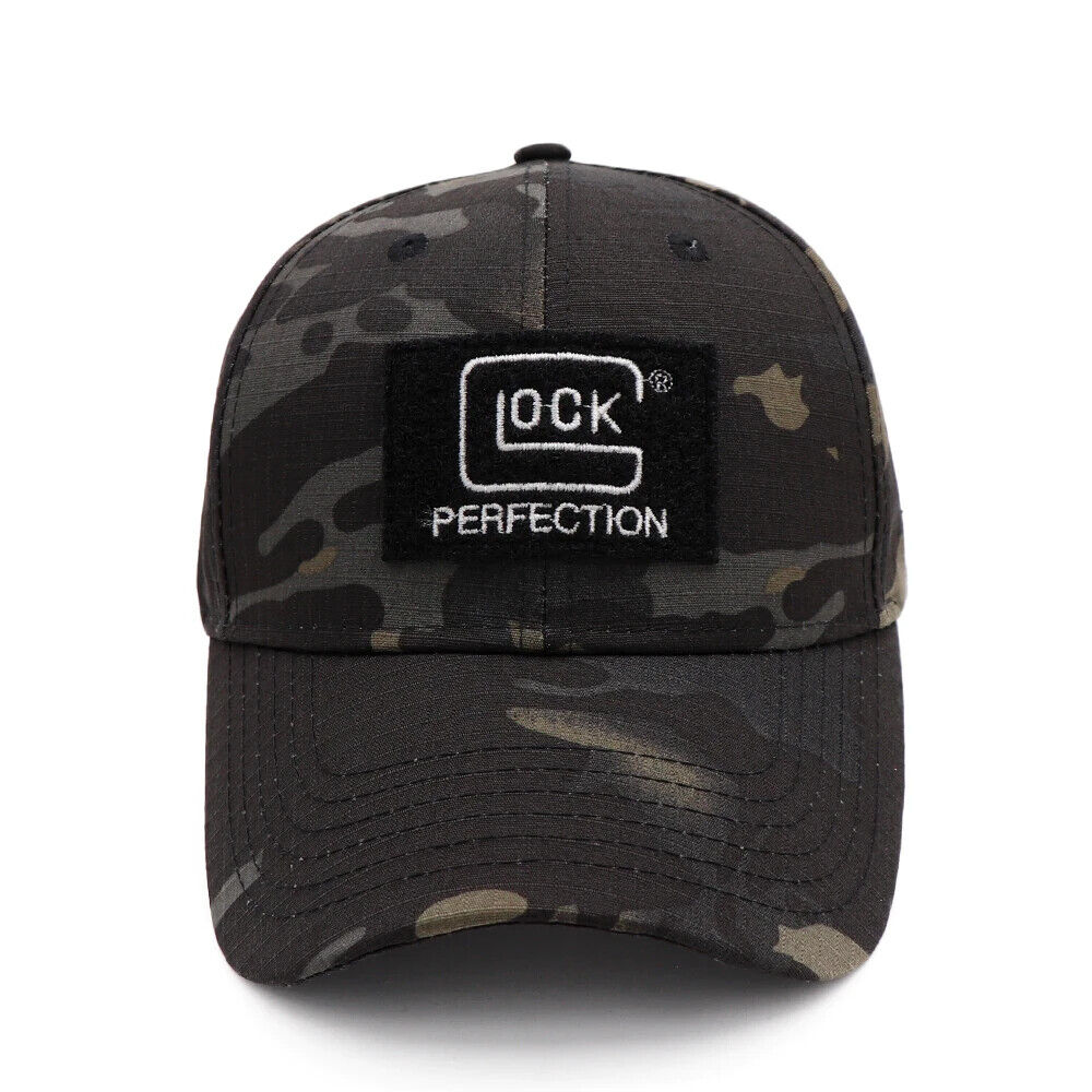 GLOCK PERFECTION BLACK CAMO STYLE CAP