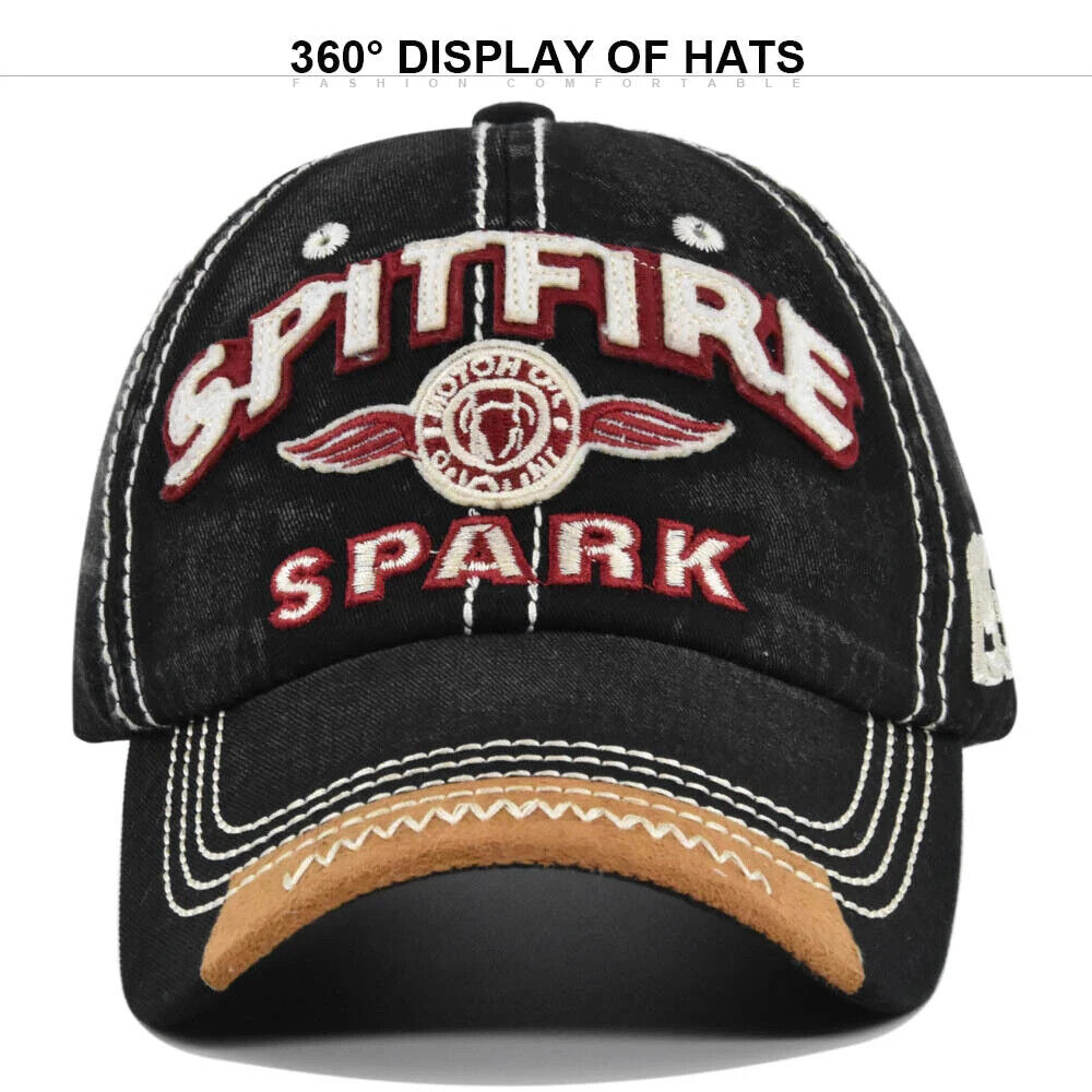 MUSCLE CAR STYLE EMBROIDERY HAT