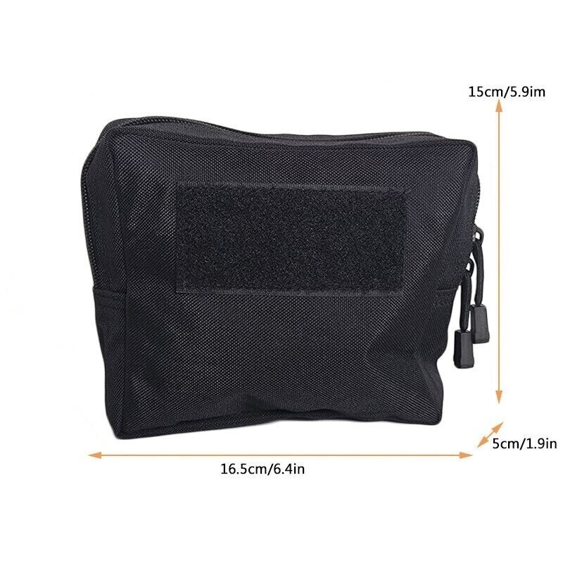 BLACK TACTICAL MOLLE EDC MULTI-PURPOSE POUCH