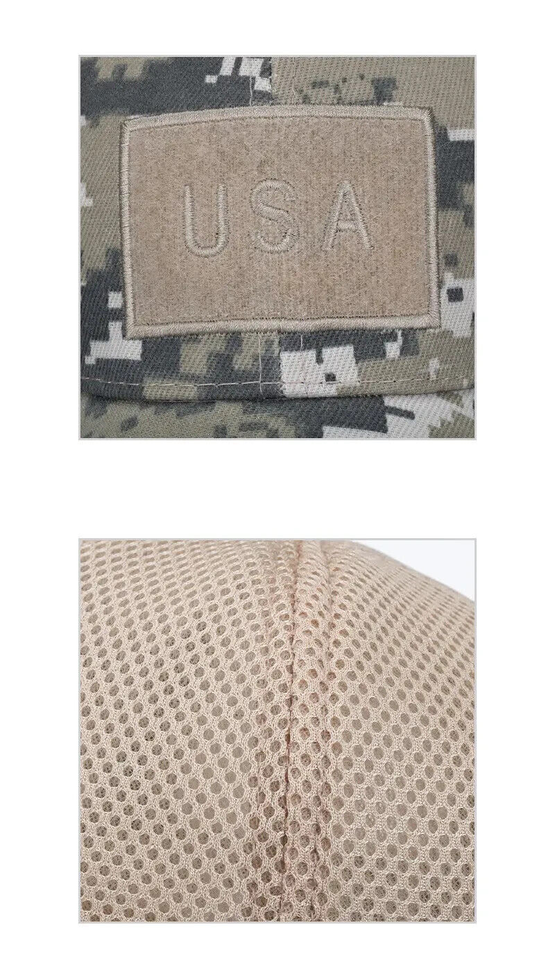 ACU AMERICAN FLAG MESH TRUCKER PATCH HAT