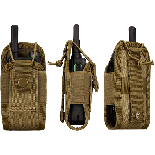 ÉTUI RADIO/TÉLÉPHONE FDE/TAN MOLLE