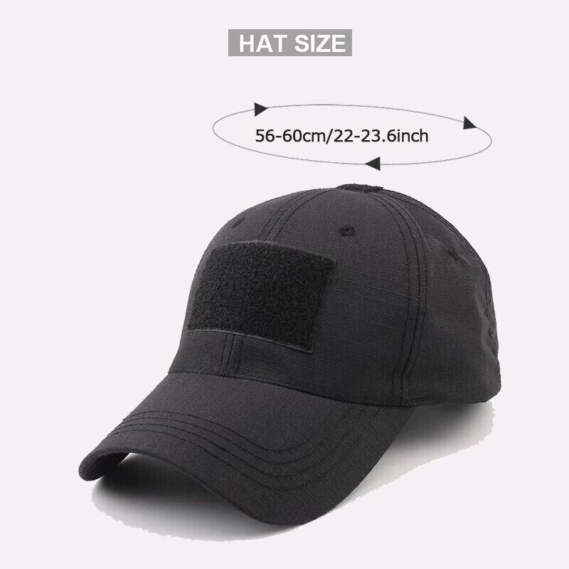 BLACK MILITARY OPERATORS HAT