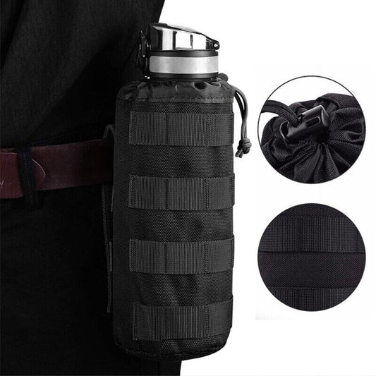 BLACK MOLLE WATER BOTTLE POUCH