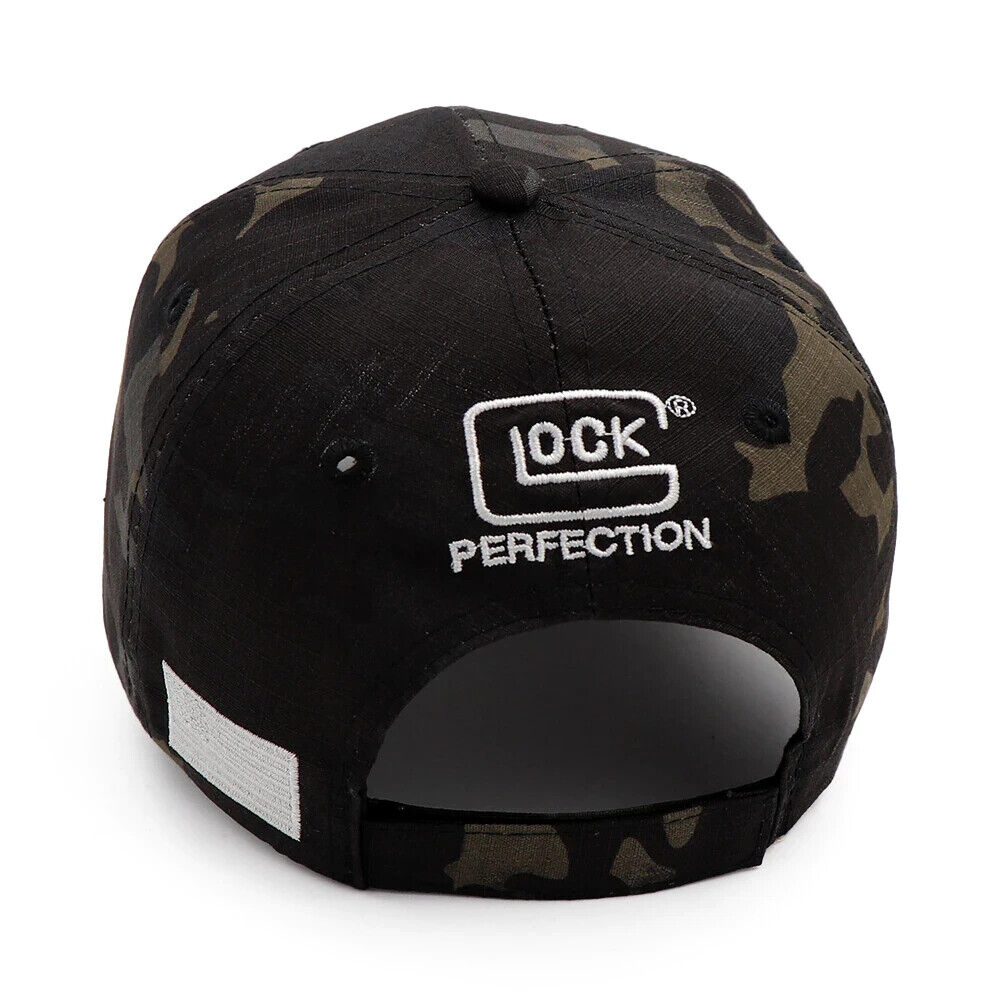 GLOCK PERFECTION BLACK CAMO STYLE CAP