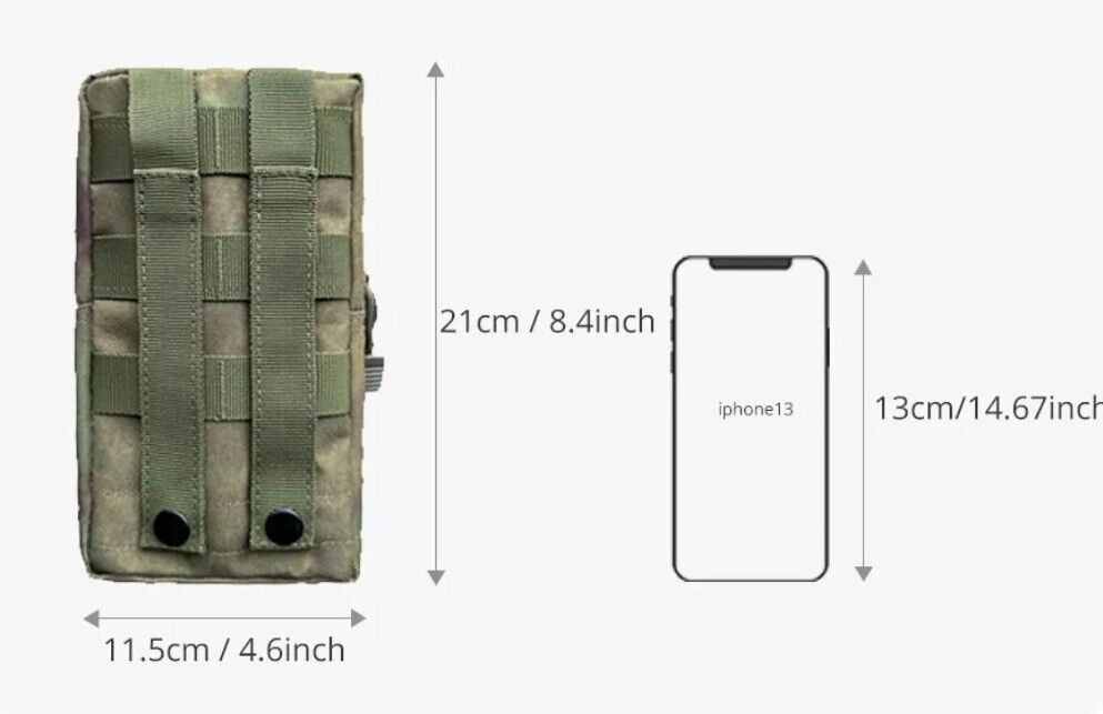 ATACS FG CAMO TACTICAL MOLLE POUCH