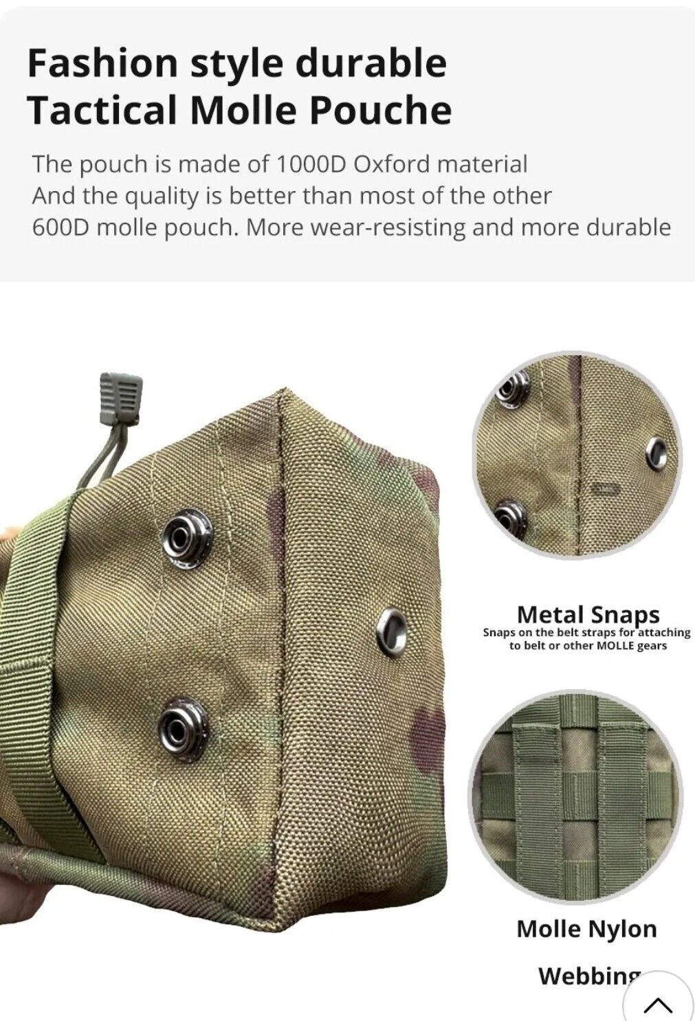 ATACS FG CAMO TACTICAL MOLLE POUCH