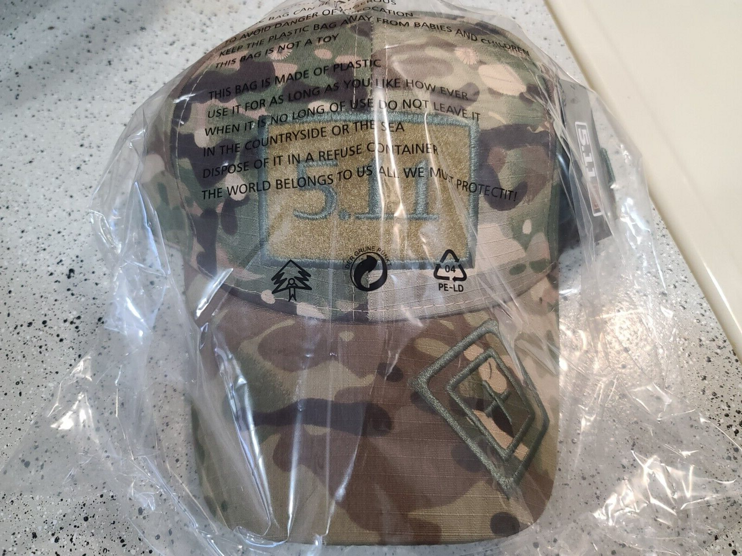 5.11 STYLE CP CAMO PATCH HAT.