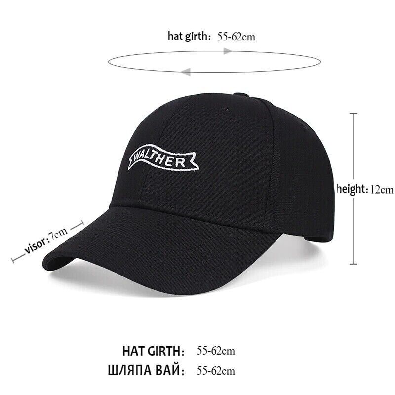CHAPEAU NOIR DE STYLE WALTHER ARMS.