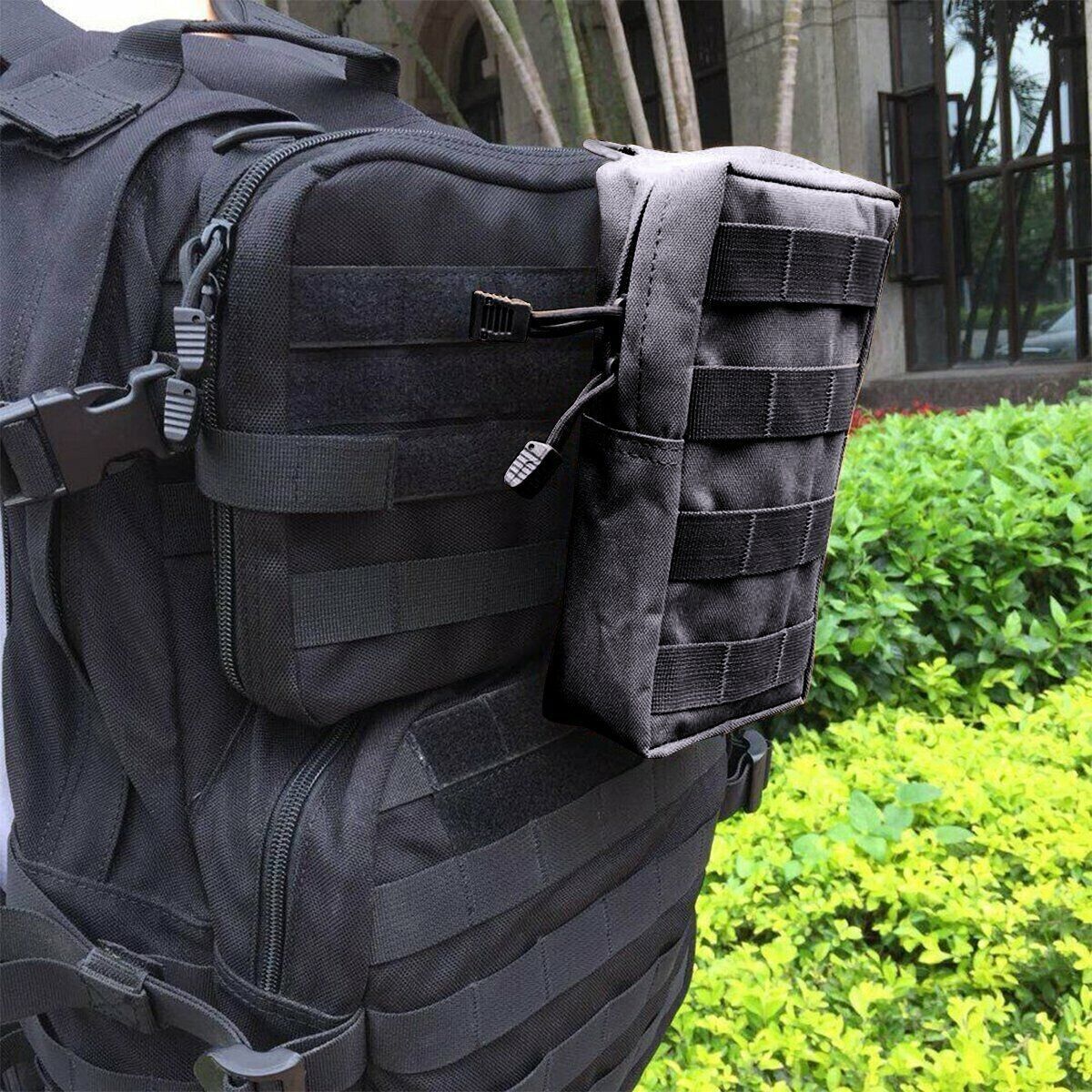 BLACK MOLLE EDC MULTI-PURPOSE POUCH