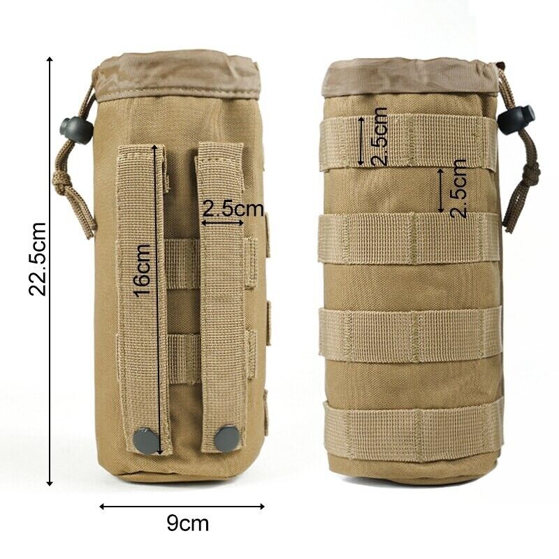 FDE MOLLE WATER BOTTLE POUCH