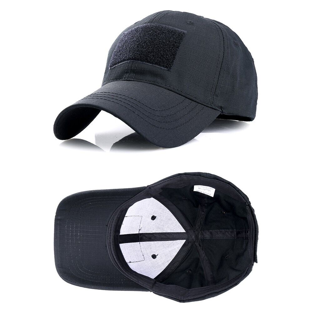 BLACK MILITARY OPERATORS HAT