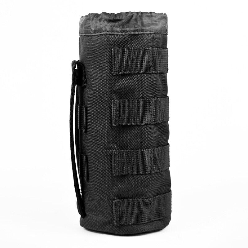 BLACK MOLLE WATER BOTTLE POUCH