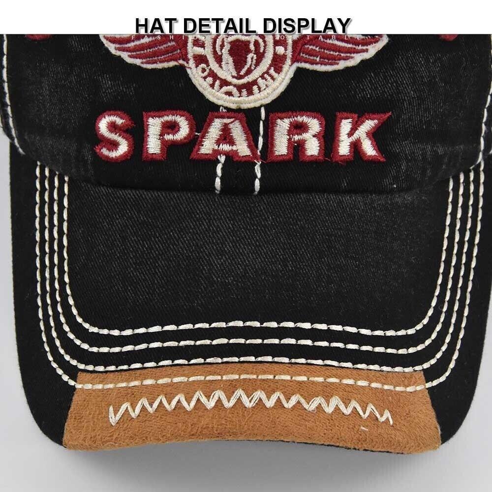 MUSCLE CAR STYLE EMBROIDERY HAT
