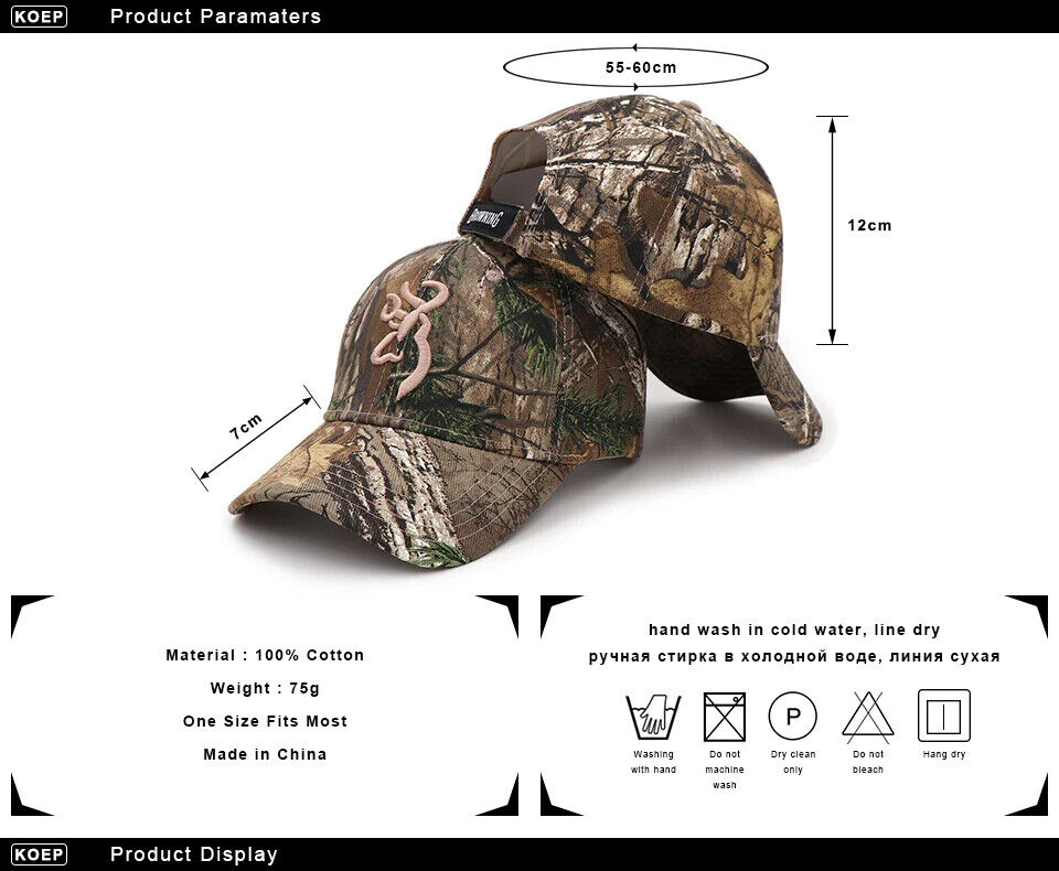 BROWNING REALTREE MOSSY OAK 2 CAMO HAT