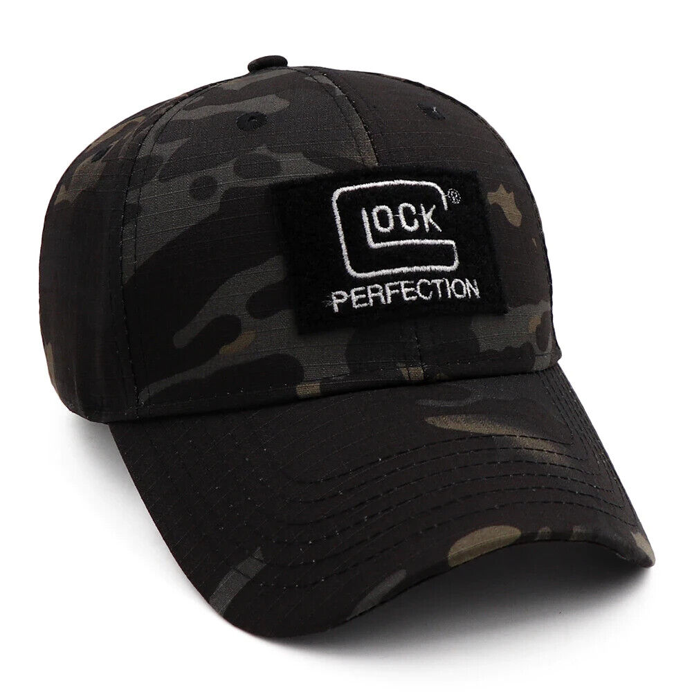 GLOCK PERFECTION BLACK CAMO STYLE CAP